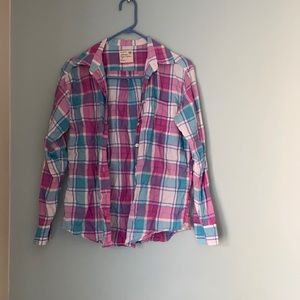 American eagle plaid shirt